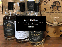 Tablet Screenshot of ozarkdistillery.com